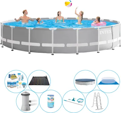 Obrázok produktu pre Balenie bazéna - Intex Prism Frame Round 610x132 cm