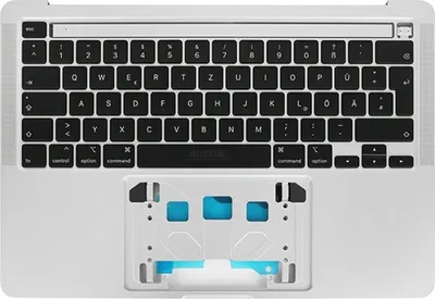 Produktbild von A2251 Topcase Tastatur für Apple Macbook Pro Retina 13" EMC 3348 2020 deutsch Silber