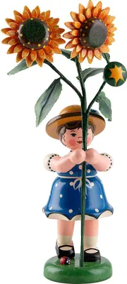 Immagine prodotto di Hubrig arte popolare 'Bambina in fiore - girasole 17cm' 2024