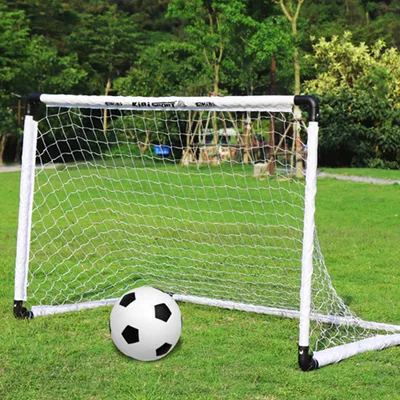 Produktbild von Fußballtor für Garten Kinder,Klappbar Fußballtor,Trainingsgeräte für alle Altersgruppen, 90x60x60cm,Einfache Montage,tragbar,Weiß