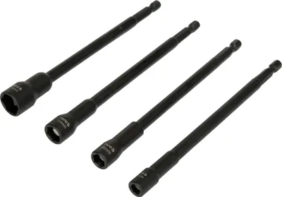 Image de Jeu de douilles magnétiques 1/4", 150 mm, 4 pièces