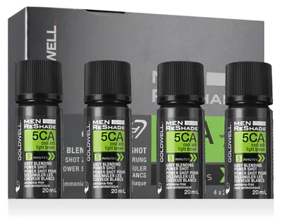 Obrázek produktu pro Goldwell Men ReShade Grey Blending Power Shot, Šedá, 5CA, Pánské, 80 ml, Všechny vlasy, Láhev