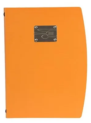 Image de Securit MC-RCA4-OR-FK Securit Chemise pour menus RIO BESTECK, DIN A4, orange