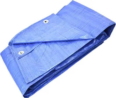 Productafbeelding van Universeel afdekkleed, stoffen afdekking, beschermend afdekkleed, blauw, 60 g/m² (2m x 3m)