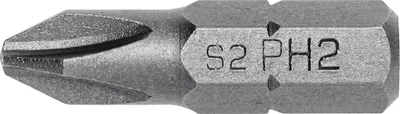 Immagine prodotto di Hogert Set di 5 punte per cacciavite PH2 25 mm in acciaio S2 HT1S302 5901867189523