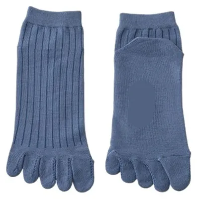 Image de 10 paires de chaussettes en coton pour les orteils, pour hommes