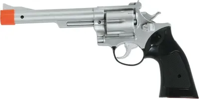 Produktbild von Silberne Cowboy Pistole als Kostümzubehör