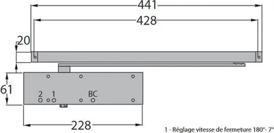 Produktbild von Trägerplatte GROOM 3400/3500DIN - GR349009