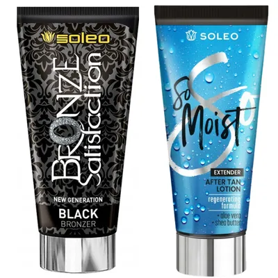 Obrázok produktu pre Soleo Black Bronzer Satisfaction + So Moist Po Opalaniu Gratis