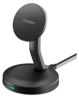 Obrázok produktu pre Spigen Ef151Ms Essential Magnetic Magsafe Wireless Charger 15W Black (Ach10441)
