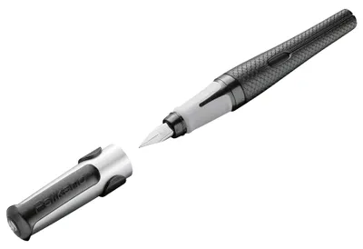 Produktbild von Pelikan Pelikano P480M, Schwarz, Kartuschenfüllsystem, Medium, Rechtshändig, Box, 1 Stück(e)