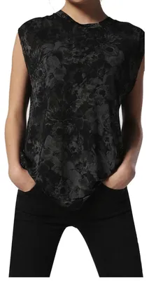 Produktbild von Diesel T-Wessy-F Maglietta Damen Shirt Ärmellos Schwarz