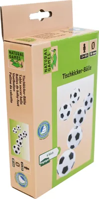 Image de Classic Games : balles de rechange pour baby-foot, lot de 6 pièces, Ø 36 mm | Lot de balles de baby-foot