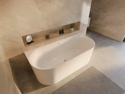 Produktbild von Vorwand Badewannen Set OTTOFOND Afinar 155 x 80 cm weiß 703965