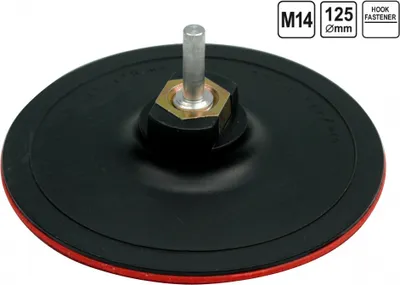 Produktbild von Klett Haftteller Schleifteller 125 mm M14 + Ersatzdorn