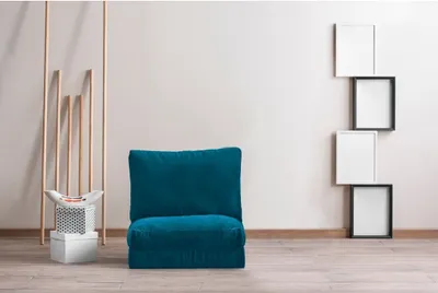 Produktbild von Hanah Home, Taida - PF05, sofa rozkładana, 1-osobowa, zielona, poliester, 60 x 62 x 68 x cm