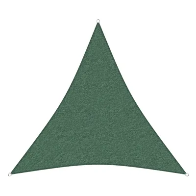 Produktbild von sunprotect 83240 Professional Sonnensegel, 3,6 x 3,6 x 3,6 m, Dreieck, wind- & wasserdurchlässig, grün