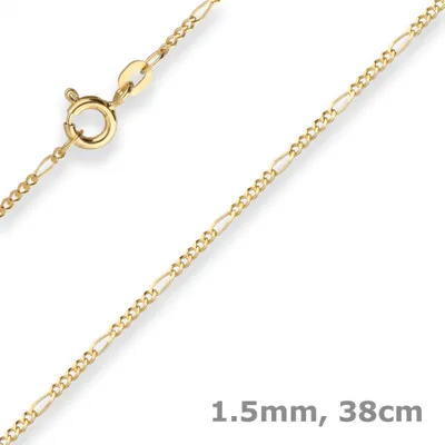 1-5mm-Figarokette-diamantiert-aus-333-Gelbgold-38cm