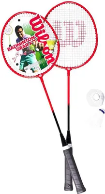 Produktbild von Wilson Badminton 2 Pieces Kit V2 Red/Black L3 Badminton-Set