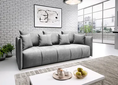 Obrázek produktu pro FURMEB 24 Pohovka Etna 210x105 s funkc­ span­ - vbÄr barev - modern­ pohovka - rozkldac­ pohovka z hydrofobn­ ltky MONOLITH - extra mal© polte