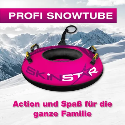 Zdjęcie produktu dla SkinStar Profi Snowtube pink Ø 70cm opona saneczkowa opona saneczkowa opona saneczkowa bob