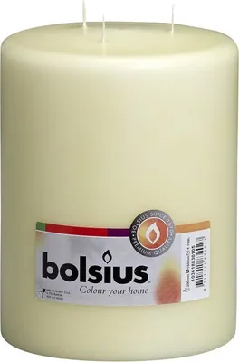 Produktbild von Bolsius Mammut-Kerze Elfenbein 200/150 mm
