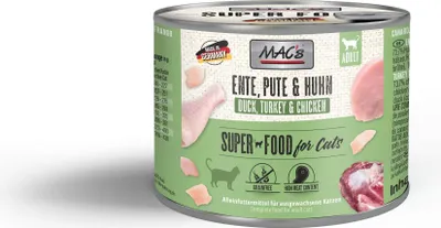 Produktbild von MAC's CAT - Dose 6x200g  |  Ente, Pute & Huhn