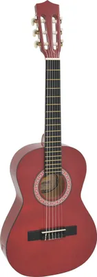 Image de DIMAVERY AC-303 Guitare classique 1/2, rouge (26242053)