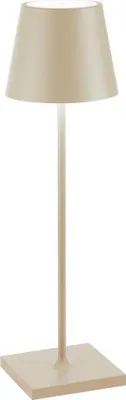 Produktbild von Zafferano Tischleuchte POLDINA PRO MATT SAND beige Ø11x38cm