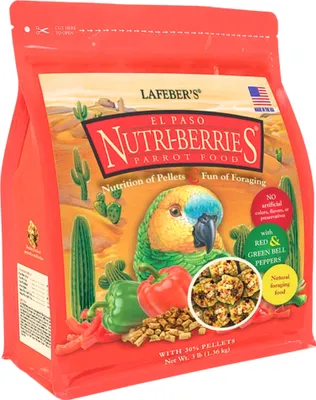 Image de Lafeber NutriBerries El Paso - Nourriture épicée avec des légumes en forme de boules pour perroquets grands et moyens 1.36kg
