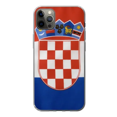 Produktbild von MuchoWow® Handyhülle Schutzhülle Hülle für iPhone 13 Pro Max Foto der kroatischen Flagge Silikon Softcase Handy Hülle - Mobiltelefon