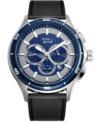 Zdjęcie produktu dla Zegarek męski Pierre Ricaud P97260.T215QF czarny