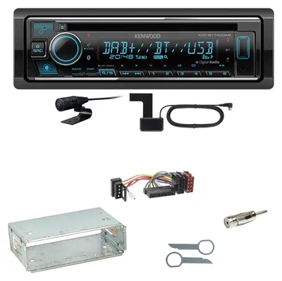 Produktbild von Kenwood KDC-BT740DAB Digitalradio Bluetooth Einbauset für Mercedes E-Klasse W124