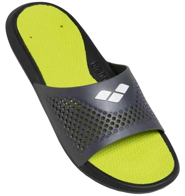 Produktbild von arena Pantolette Bruno black-lime-grey 42