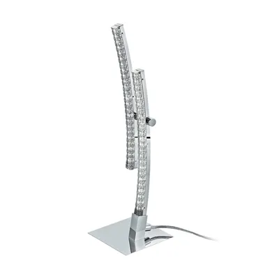 Produktbild von EGLO Pertini, Chrom, Transparent, Aluminium, Kunststoff, Stahl, Schlafzimmer, Wohnzimmer, IP20, II, ENEC