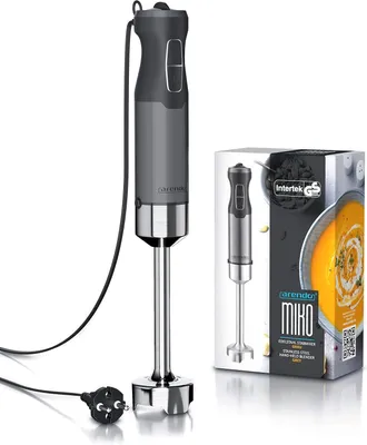 Produktbild von Stabmixer 1000W mit 4-Klingen-Messer, stufenloser Geschwindigkeitsregelung, Turbotaste und abnehmbarem Mixfuß für Smoothies & Suppen