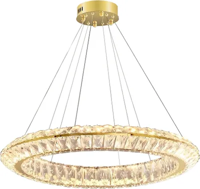 Produktbild von Hängende Deckenlampe Toolight App1769-Cp Gold 80Cm