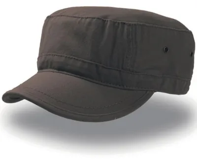 Produktbild von Atlantis URBA | Urban Cap / Militär-Stil / Verschluss mit Schnalle - Farbe: Black - Größe: L/XL