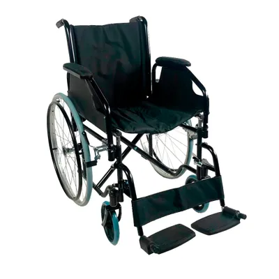 Produktbild von Mobiclinic, Rollstuhl faltbar, selbstfahrend, abnehmbare und gepolsterte Armlehnen, klappbare Fußstützen, Catedral, pannensichere Räder, stabi
