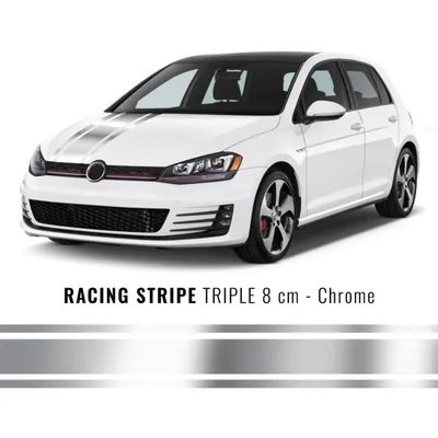 Image de Bande adhésive pour voiture 3F chrome 80 mm x 5 mt