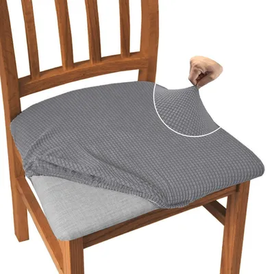 Immagine prodotto di Omgoods - Set di 4 copri-sedie elasticizzati per proteggere le sedie da pranzo