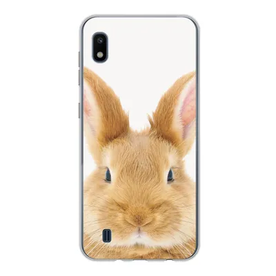 Produktbild von MuchoWow® Handyhülle Schutzhülle Hülle für Samsung Galaxy A10 Kinder - Kaninchen - Kind - Mädchen - Jungen Silikon Softcase Handy Hülle - Schutzhülle