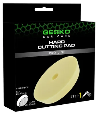 Obrázek produktu pro Lešticí podložka Gecko, tvrdá, žlutá, 150 mm