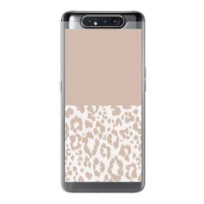 Produktbild von MuchoWow® Handyhülle Schutzhülle Hülle für Samsung Galaxy A80 Panther Druck - Rosa - Tiere Silikon Softcase Handy Hülle - Schutzdeckel