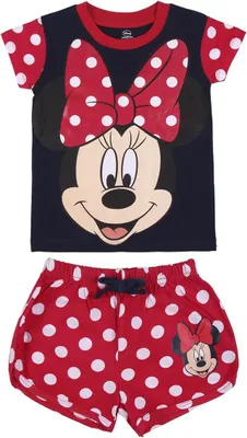 Produktbild von Minnie Maus Pyjama mit Polka-Dots, Größe 4