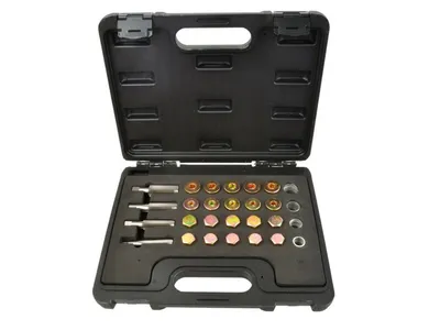 Produktbild von BSD Ölwannen Gewinde Reparatursatz - Reparatursatz für Öl-Ablss Gewinde - M13,M15,M17,M20-64 Teilig