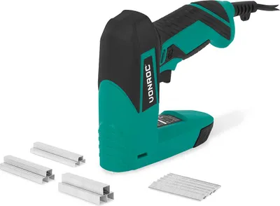 Produktbild von Vonroc Elektro Tacker & Nagelpistole - 2in1 Tacker für Holz, Elektrischer Nagler