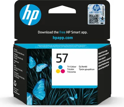 Produktbild von HP 57 Cyan/Magenta/Gelb Original Tintenpatrone, Hohe (XL-) Ausbeute, Cyan, Magenta, Gelb, Tinte auf Farbstoffbasis, 1 Stück(e), 500 Seiten