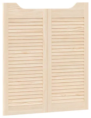 Produktbild von vidaXL Schwingtüren 2 pcs Natur Massives Kiefernholz