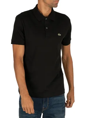 Produktbild von Lacoste Herren Klassisches Poloshirt, Schwarz XL